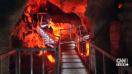 Dinamitle keşfedilen mağara: Tulumtaş