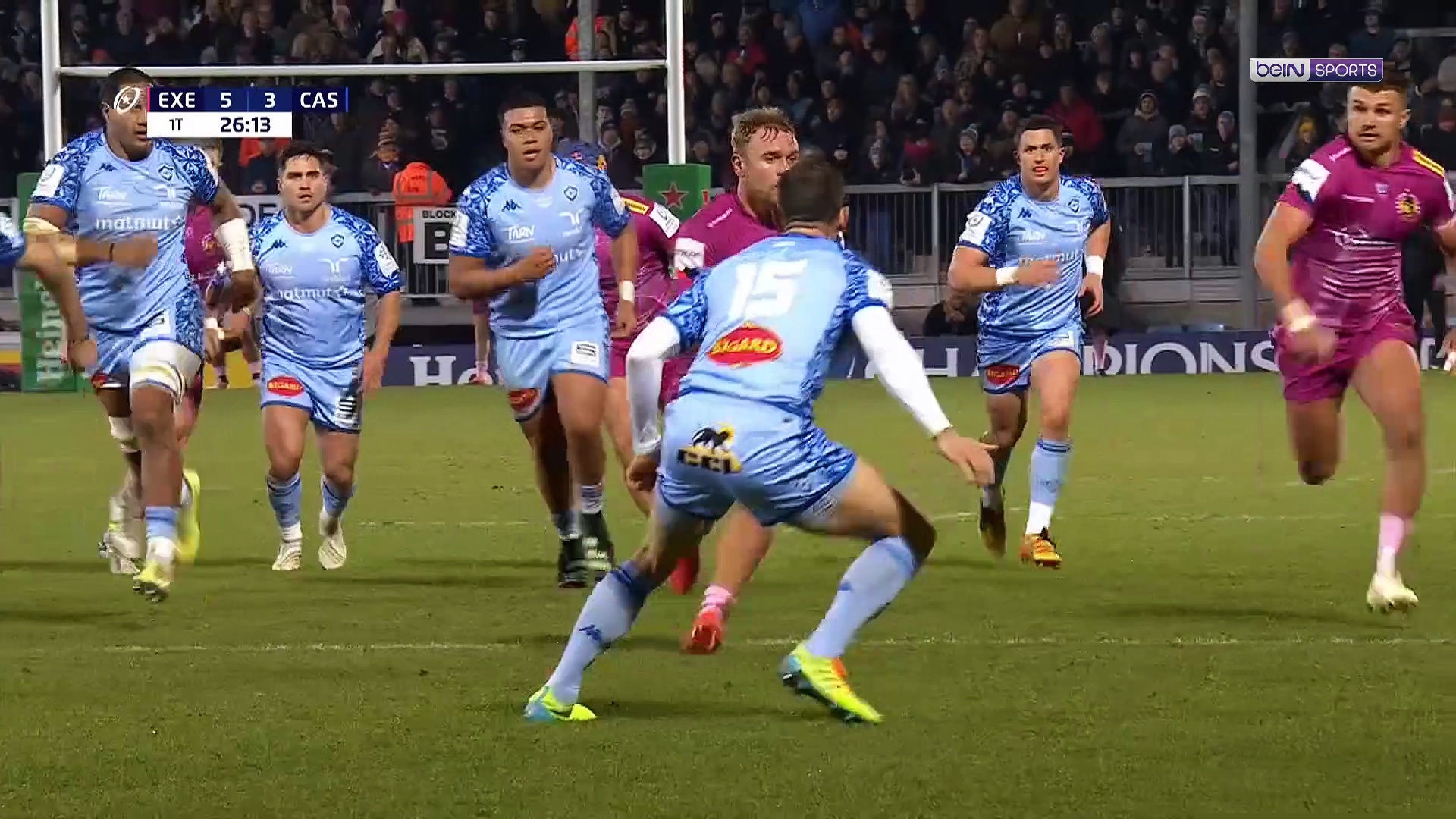 Le calvaire de Castres se termine par une gifle reçue à Exeter