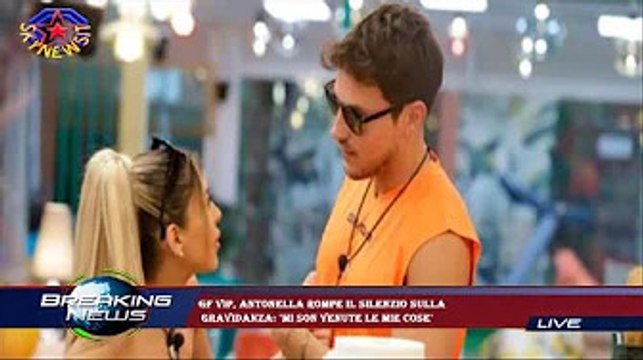 GF Vip, Antonella rompe il silenzio sulla gravidanza: 'Mi son venute le mie cose'