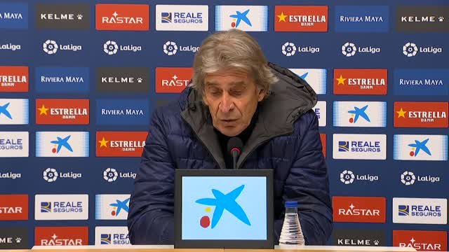 Pellegrini: El resultado es justo porque el Espanyol hizo un buen trabajo y no tuvimos peligro