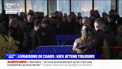 Ukraine: Volodymyr Zelensky participe à une cérémonie en hommage à son ministre de l'Intérieur, mort dans un crash d'hélicoptère