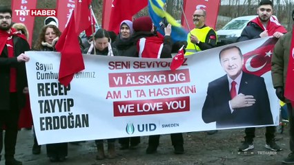 Türkler Stockholm'de buluştu: Türkiye ve Cumhurbaşkanı Erdoğan'a destek
