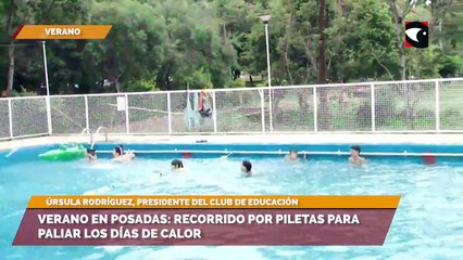 Verano en Posadas: recorrido por piletas para paliar los días de calor
