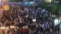 عشرات الآلاف من الإسرائيليين يحتجون على خطط نتنياهو للإصلاح القضائي