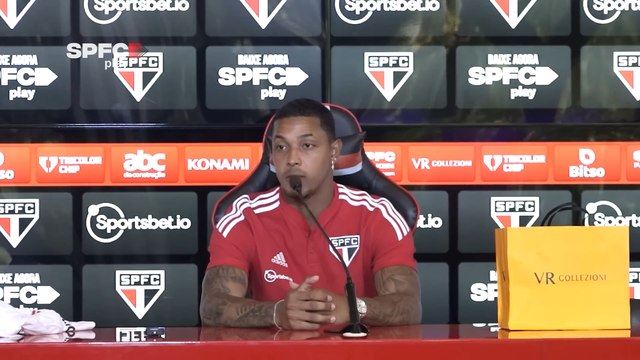 David é apresentado no São Paulo e agradece confiança de Ceni: 'Quero ganhar títulos'