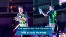 También le tocó a Muse, recibe peluche de Dr. Simi durante concierto en Monterrey