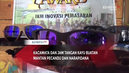 Keren!! Jam Tangan dan Kacamata Kayu Ini Buatan Mantan Pecandu Narkoba