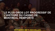 Le lot le plus progressif de l'histoire du Casino de Montréal a gagné