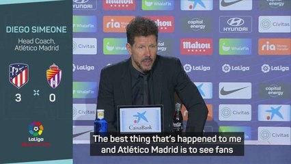 Simeone hopes for fan unity after Atletico win