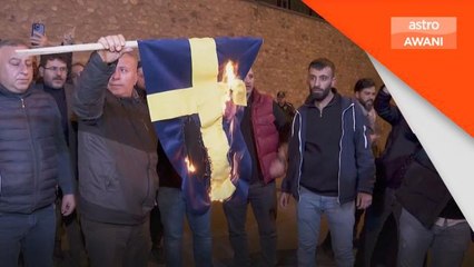 Ketegangan | Protes & insiden bakar Al-Quran, undang kecaman Turkiye