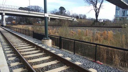 Train waiting to Depart at Sugar Creek LYNX Station
