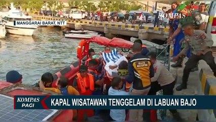 Kapal Wisatawan Tenggelam di Labuan Bajo, Semua Penumpang Selamat!