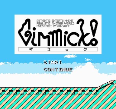 Gimmick!/Mr. Gimmick (Famicom): Sans Objets (Sauf 1 Bombe), Bonne Fin, +1C [1] Faire le pigeon