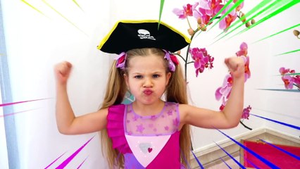 Diana and Roma Rainbow Pancakes Adventure Cartoon