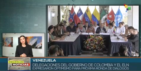 Delegaciones del Gobierno colombiano y el ELN continuarán conversaciones de paz en México