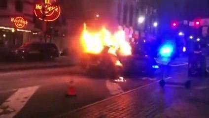 Protestos violentos nas ruas de Atlanta na sequência de morte de ativista