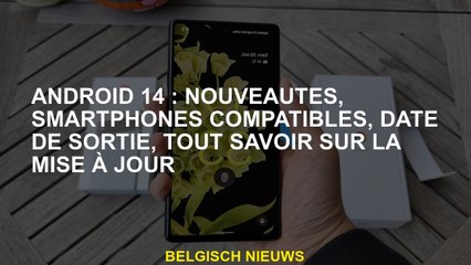 Android 14: Actualités, smartphones compatibles, date de sortie, tout sur la mise à jour