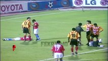 الشوط الثاني من مباراة الأهلي والترجي التونسي نصف نهائي دوري ابطال افريقيا 2001 تعليق ميمي الشربيني