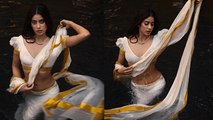 Janhvi Kapoor White Saree Photoshoot Viral, Zeenat Aman से किया Compare|*Entertainment