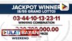 P29.7M jackpot prize sa 6/55 Grand Lotto, napanalunan na