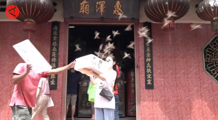 Makna di balik tradisi lepas burung saat Imlek