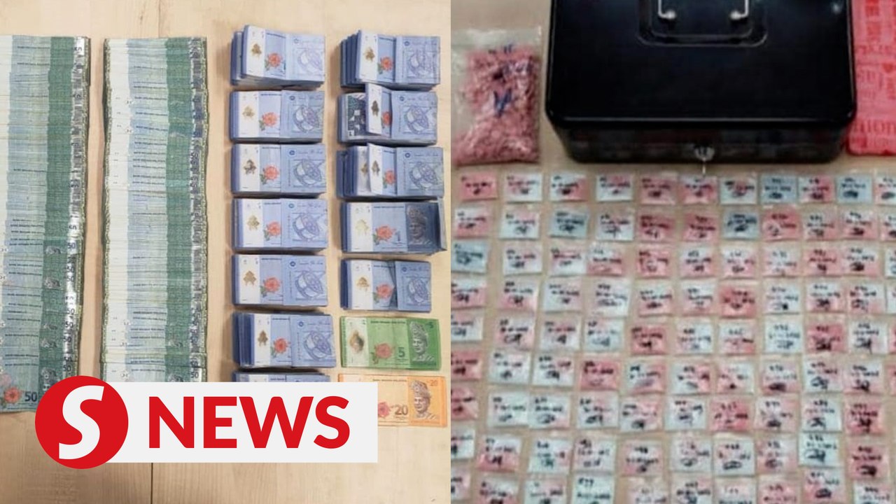 Cops bust drug distribution ring in Kluang and Batu Pahat, cops nab six men