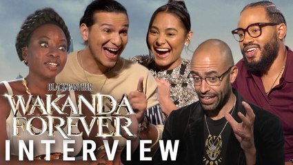 'Black Panther: Wakanda Forever' Interviews with Ryan Coogler, Danai Gurira, And More!