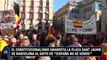 El constitucionalismo abarrota la plaza Sant Jaume de Barcelona al grito de 