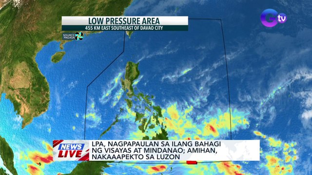 LPA, nagpapaulan sa ilang bahagi ng Visayas at Mindanao; amihan, nakaaapekto sa Luzon | News Live