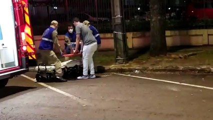 Mulher fica ferida após colisão no Bairro São Cristóvão