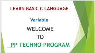 Variable in C Language || Learn C Language in Hindi | Basic C Language Tutorial | With Program in Dev C++ & Turbo C7.