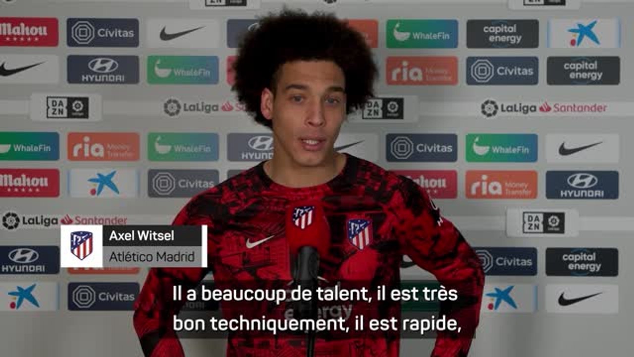 Atlético Madrid - Witsel : "Memphis Depay va être un joueur très important pour nous”