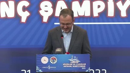 Bakan Kasapoğlu: "Biliyoruz ki satranç, bir branştan daha fazlası"