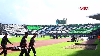 من زاوية مثالية.. _الكورفا سود_ تبدع بتيفو أمام الجيش الملكي