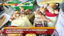 Gran concurrencia en la feria franca del barrio santa rita