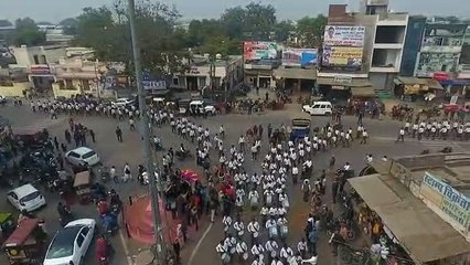 राष्ट्रीय स्वयंसेवक संघ के स्वयंसेवकों के संगम का अनूठा नजारा