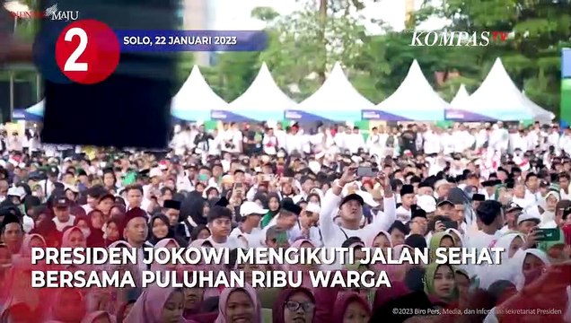 [TOP 3 NEWS] Penangkapan Teroris Sleman, Jokowi Jalan Sehat, Perayaan Tahun Baru Imlek
