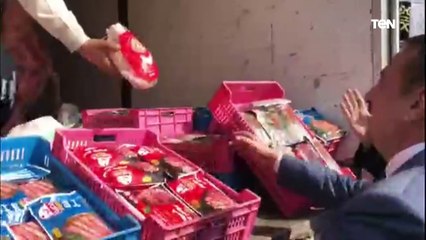 قافلة غذائية لوزارة الزراعة تصل المنوفية ضمن مبادرة خير مزارعنا لأهالينا