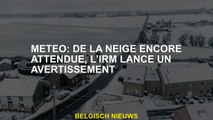 Météo: la neige toujours attendue, l'IRM lance un avertissement