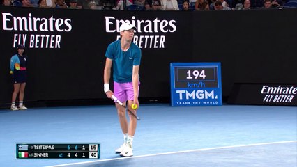 Tsitsipas outlasts Sinner in five-set thriller