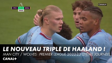 Le triplé d'Erling Haaland contre Wolverhampton - Premier League 2022-2023 (21ème journée)