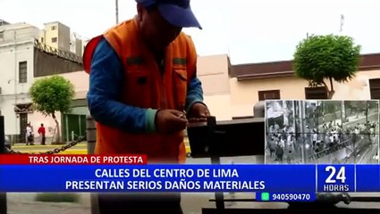 Municipalidad de Lima: protestas causaron daños valorizados en S/ 800 mil