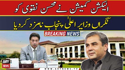 ECP appoints Mohsin Naqvi as Punjab Caretaker CM, notification issues