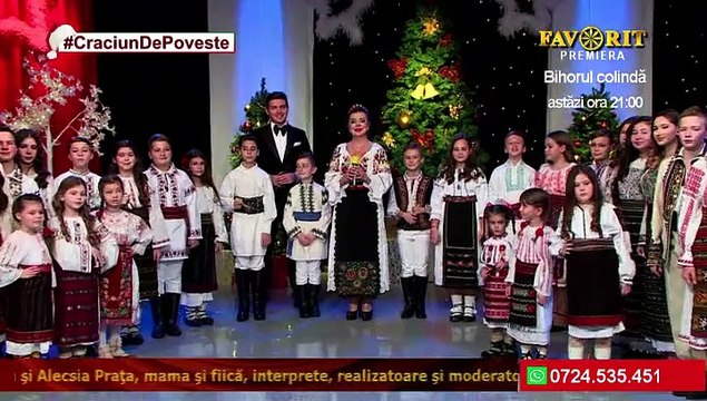 Marioara Man Gheorghe, Grigore Gherman si Grupul vocal „Mladite Ilfovene” - Busuioc la grinda lata (Craciun de poveste - ETNO TV - 26.12.2022)