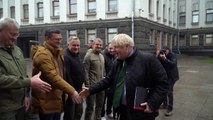 Former PM Boris Johnson makes a surprise visit to Ukraine and meets with Zelensky