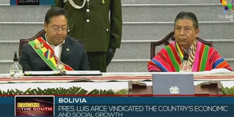 President of Bolivia highlights economic and social growth