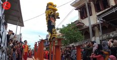 Kemeriahan atraksi barongsai di Serambi Mekkah