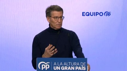 Feijóo sobre Sánchez: "Cuando para salir a la calle necesitas un casting de militantes, es porque ya no conectas con la gente"