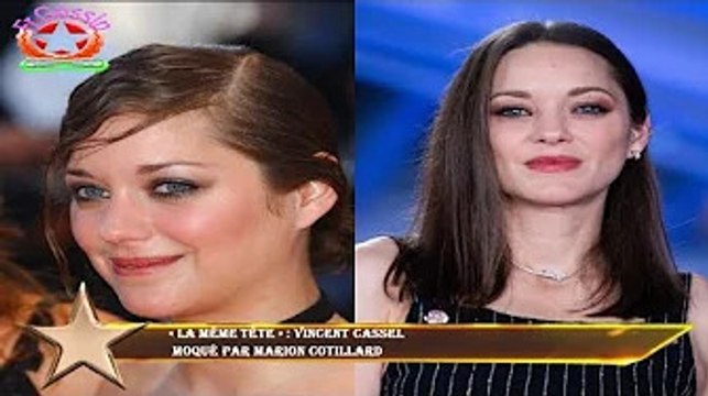« La même tête » : Vincent Cassel moqué par Marion Cotillard