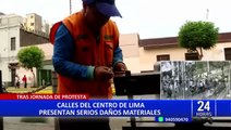 Municipalidad de Lima: protestas causaron daños valorizados en S/ 800 mil